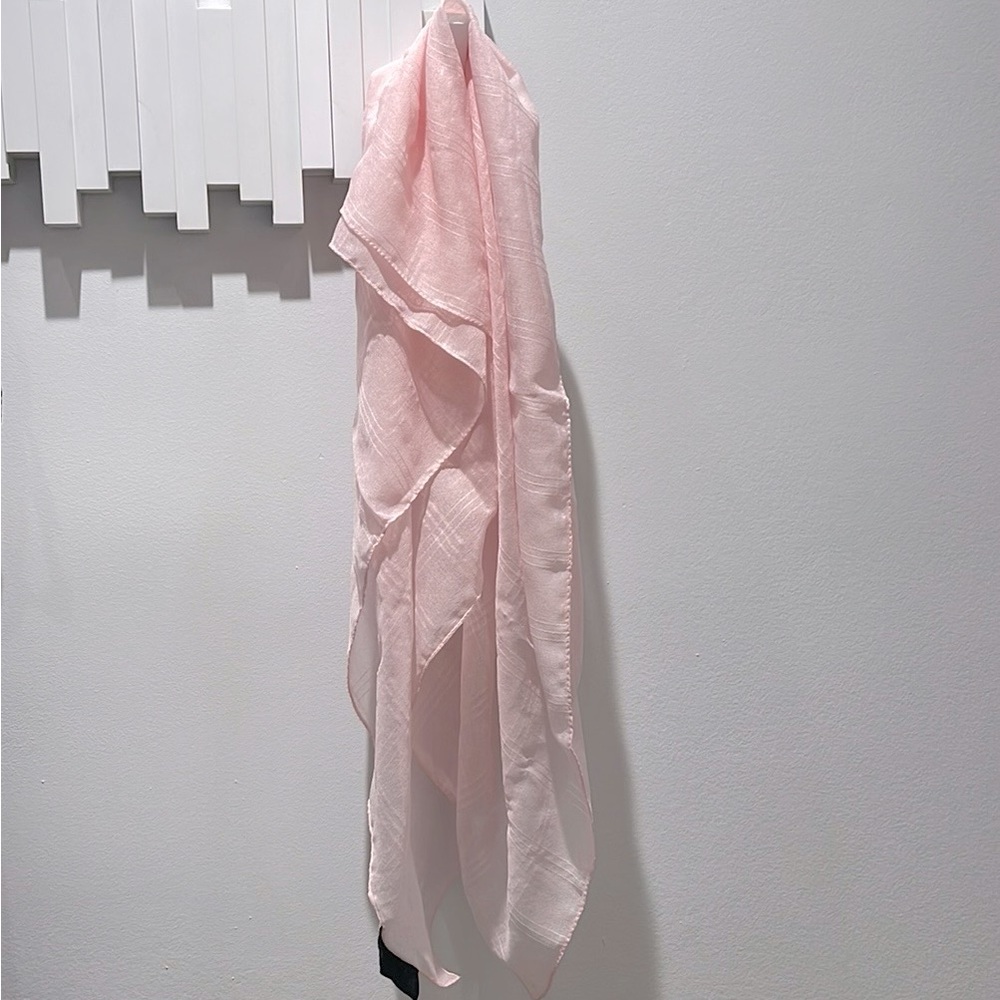Tie Rack soft pink scarf - Vintage British brand, like new condition